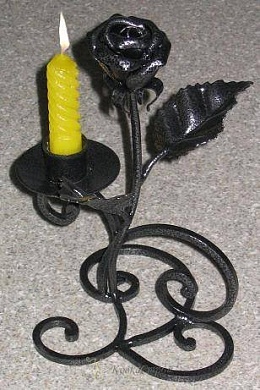 Кованый подсвечник №18 в Екатеринбурге фото