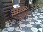 Кованая скамейка №23 в Екатеринбурге фото

