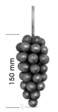 1969/20 Виноградные грозди 7.2x15 см в Екатеринбурге фото
