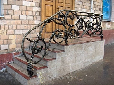 Лестничное ограждение №127 в Екатеринбурге фото

