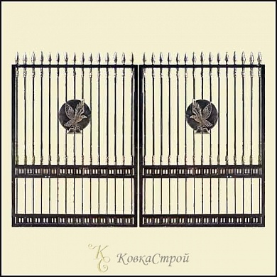 Ворота (чугунное литьё) №1 в Екатеринбурге фото
