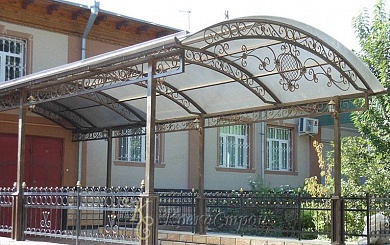 Навес для автомобиля №35 в Екатеринбурге фото