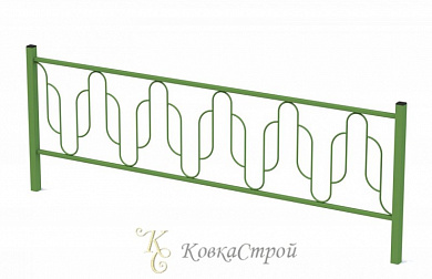 Газонное ограждение кованое №38 в Екатеринбурге фото

