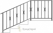 Сварные перила №9 в Екатеринбурге фото
