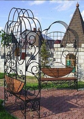 Кованая арка №86 в Екатеринбурге фото
