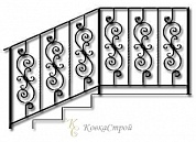 Кованые перила №13 в Екатеринбурге фото
