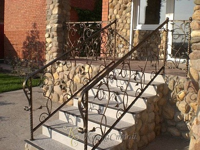 Лестничное ограждение №81 в Екатеринбурге фото
