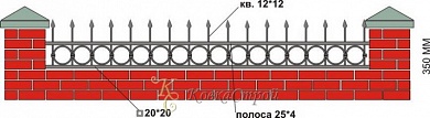 Кованое навершие №2 в Екатеринбурге фото
