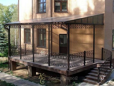 Навес, примыкающий к дому, №37 в Екатеринбурге фото