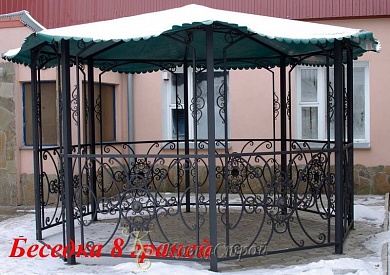 Кованая беседка №40 в Екатеринбурге фото
